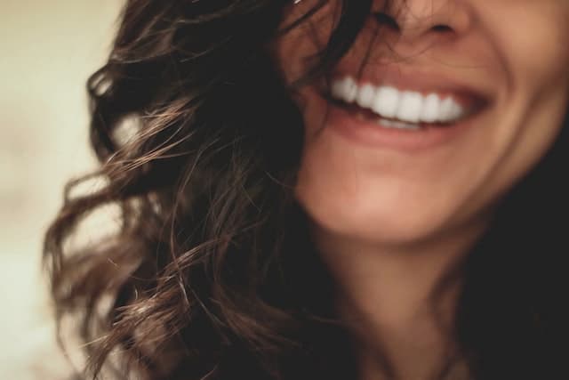 Lady Smiling With Veneers